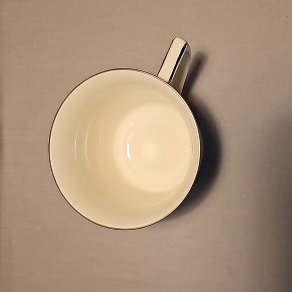 NEW Noritake Rothschild 7293 Flat Cup & Saucer Ivory China - Picture 15 of 16